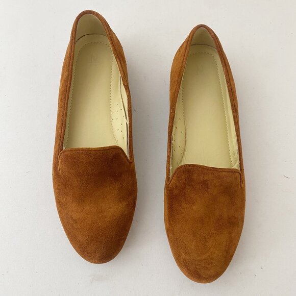 Nisolo Shoes - Nisolo Loafers Smoking Shoes Flats Brown